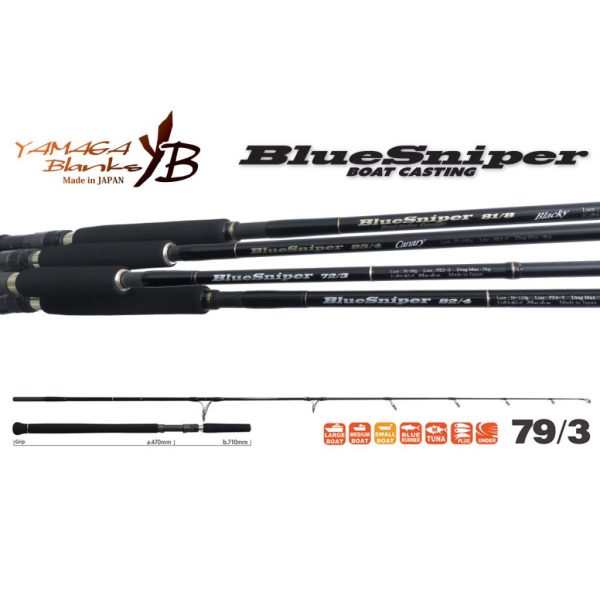 Yamaga Blanks Blue Sniper 79/3 2,36m 30-70gr 2-dielny prút na prívlač