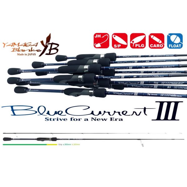 Yamaga Blanks Blue Current III 711 2,42m 2-11gr 2-dielny prívlačový prút