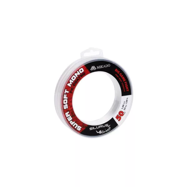 Mikado Jaws Super Soft Mono 1mm 50m Monofilový nadväzec
